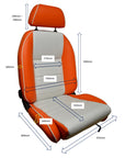 BEETLE SUFFOLK GT RECLINING SEAT RIGHT HAND (LEATHER)