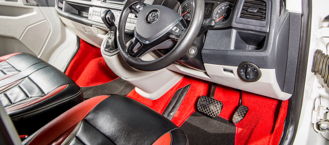 Volkswagen Transporter Cab Carpet Interior Upgrade Rubber Mat