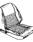 GT6 MK.2 RECLINING SEAT COVER KIT 1969-70 UK ONLY
