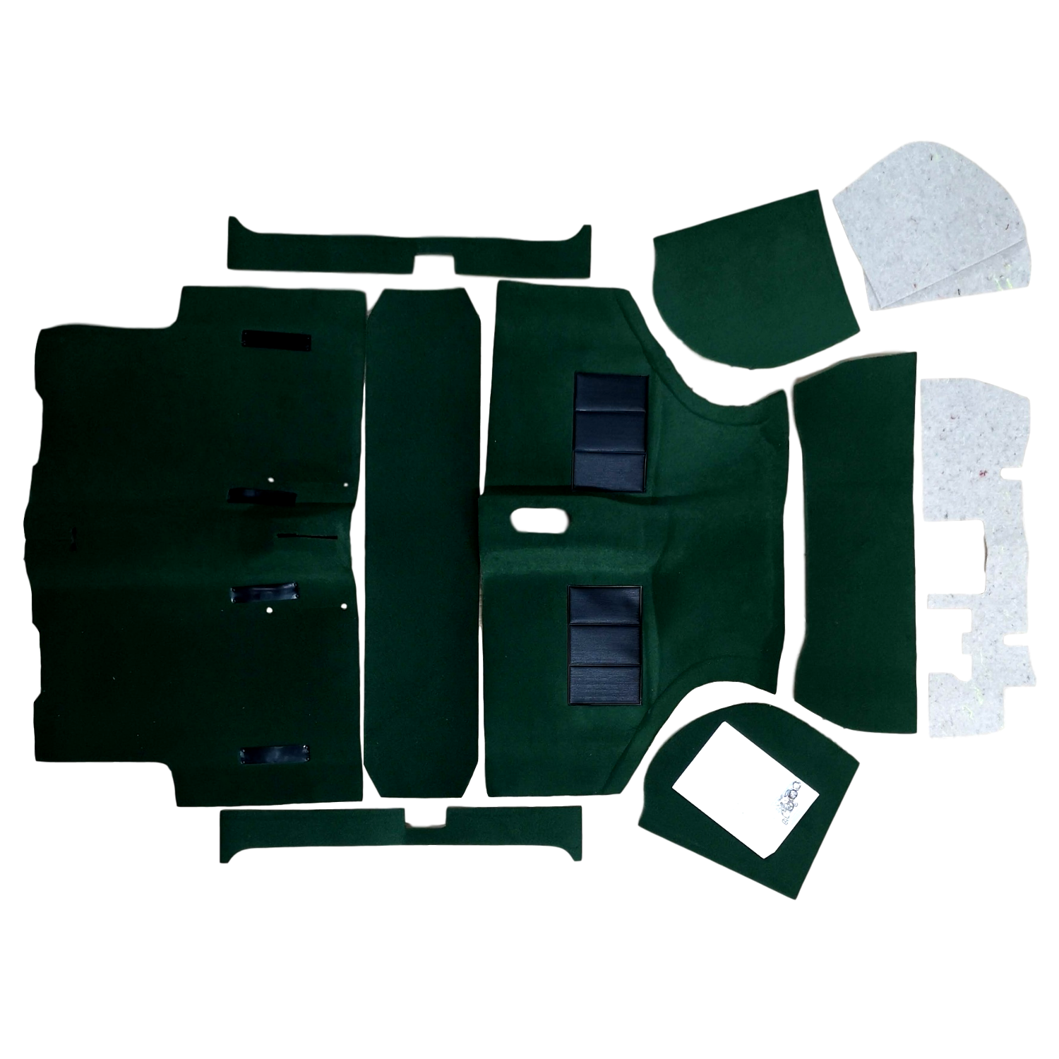 1973 ONWARDS MINI MOULDED CARPET SET