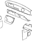 DASH AREA INSULATION KIT - 6 PIECES