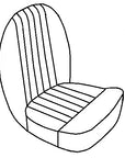 SPITFIRE MK.1 SEAT COVERING KIT - VINYL - CAR SET 1962-64