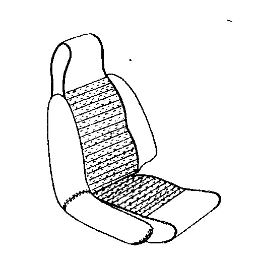 GT6 MK.II SEAT COVER KIT-USA ONLY- HIGH BACK-1969 ONLY