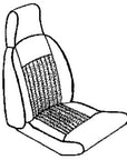 PERFORATED SPITFIRE MK.IV & GT6 MKIII HIGH BACK RECLINER USA MODELS 1970-73