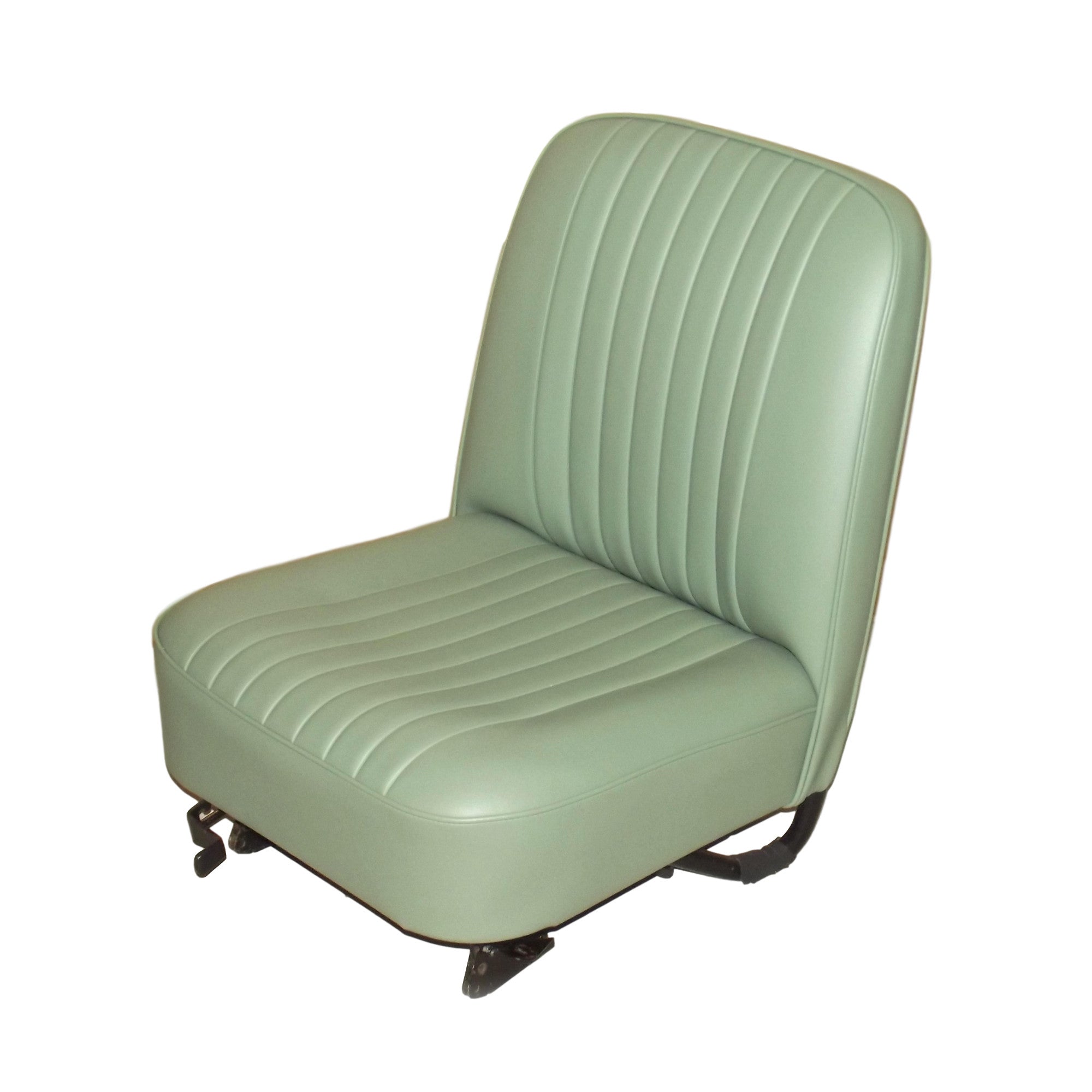Fodere Auto Piton In Pelle Applicata – Cuscino Sedile Anteriore Color Blu-verde. Design Italiano Con Cuciture A Contrasto. Compatibile Con Airbag E Sedili Riscaldati.