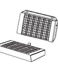 MINI CLUBMAN ESTATE VINYL & PLAID CLOTH REAR SEAT COVER
