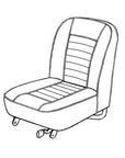 INNOCENTI MKI & II COOPER FRONT SEAT COVERS