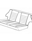 INNOCENTI MKI & II COOPER REAR SEAT COVERS