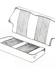 INNOCENTI 1001 REAR SEAT COVERING KIT