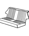 INNOCENTI MKI REAR SEAT COVERS