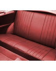 2 DOOR REAR SEAT COVER KIT-LEATHER-1956-59