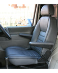 T4 SUFFOLK CAPTAIN RECLINING SEAT RIGHT HAND TO FIT BENCH SEAT (INCA CLOTH CENTRES)