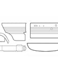 INNOCENTI MKIII COMPLETE INTERIOR TRIM PANEL KIT (PRE QUARTER LIGHT)