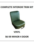 MINOR 1000 56-59 4 DOOR VINYL COMPLETE INTERIOR TRIM KIT