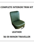 MINOR 1000 56-59 TRAVELLER LEATHER COMPLETE INTERIOR TRIM KIT
