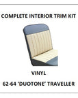 MINOR 62-64 'DUOTONE' TRAVELLER VINYL COMPLETE INTERIOR TRIM KIT