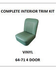 MINOR 64-71 4 DOOR VINYL COMPLETE INTERIOR TRIM KIT