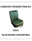 MINOR 1000 56-59 CONVERTIBLE VINYL COMPLETE INTERIOR TRIM KIT