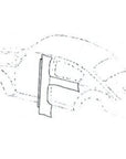 VW BEETLE B POST MATERIAL KIT