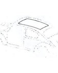 VW BEETLE HEADLINING UNDERFELT