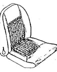 GT6 MK.3 SEAT COVERING KIT-UK MODELS-1971-73