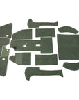 CABRIO 1952-60 LHD CARPET SET SQUARE WEAVE