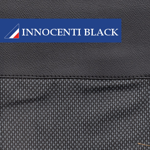 MINI &quot;CLASSIC&quot; INNOCENTI STYLE SEAT COVER KIT- RECLINING FRONT SEATS WITH HEADRESTS
