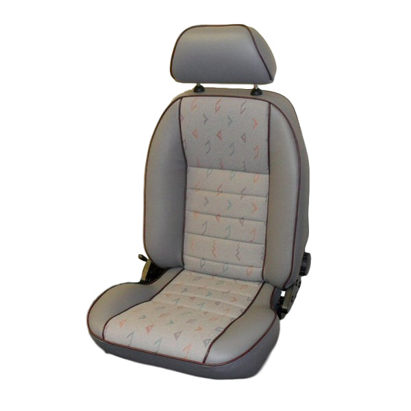 T4 SUFFOLK RECLINING SEAT RIGHT HAND RE-USING ORIGNAL RUNNERS (INCA CLOTH CENTRES)