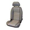 T4 SUFFOLK RECLINING SEAT LEFT HAND RE-USING ORIGNAL RUNNERS (INCA CLOTH CENTRES)