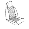 GT6 MKII USA ONLY HIGH BACK SEAT COVERING KIT 1969-70 LEATHER