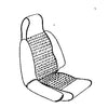 GT6 MK.II SEAT COVER KIT-USA ONLY- HIGH BACK-1969 ONLY