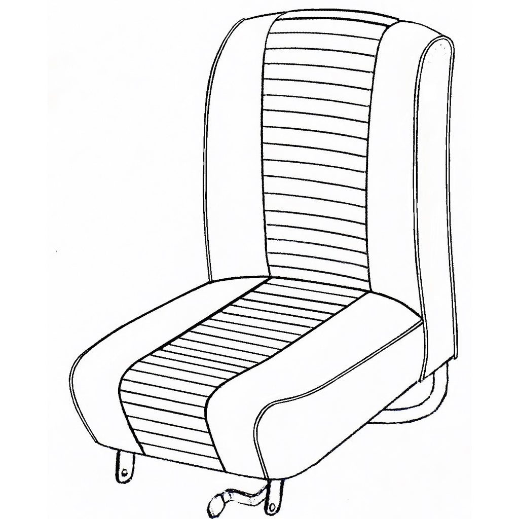 RILEY ELF/ WOLSELEY HORNET MKIII FRONT SEAT COVERING KIT