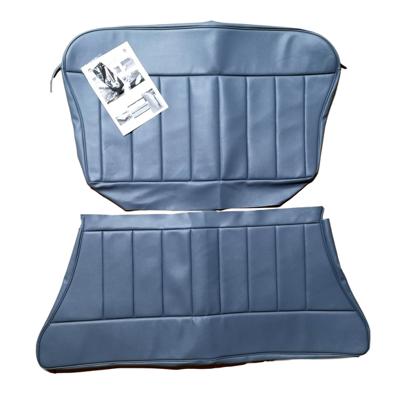 2 DOOR SALOON/CONVERTIBLE REAR SEAT COVERING KIT 1960-62 LEATHER