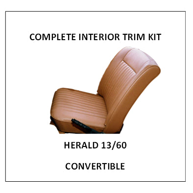 HERALD 13/60 CONVERTIBLE COMPLETE INTERIOR TRIM KIT