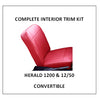 HERALD 1200 & 12/50 CONVERTIBLE COMPLETE INTERIOR KIT