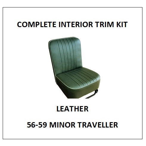 MINOR 1000 56-59 TRAVELLER LEATHER COMPLETE INTERIOR TRIM KIT