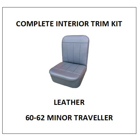 MINOR 1000 60-62 TRAVELLER LEATHER COMPLETE INTERIOR TRIM KIT