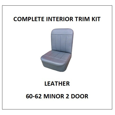 MINOR 60-62 2 DOOR LEATHER COMPLETE INTERIOR TRIM KIT