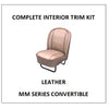 MM SERIES CONVERTIBLE LEATHER COMPLETE INTERIOR KIT