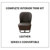 SERIES II CONVERTIBLE LEATHER COMPLETE INTERIOR TRIM KIT