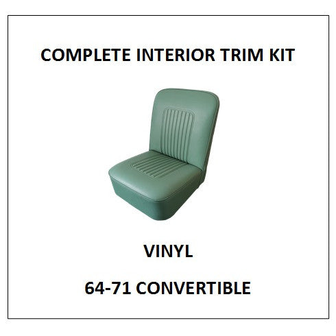 MINOR 64-71 CONVERTIBLE VINYL COMPLETE INTERIOR TRIM KIT