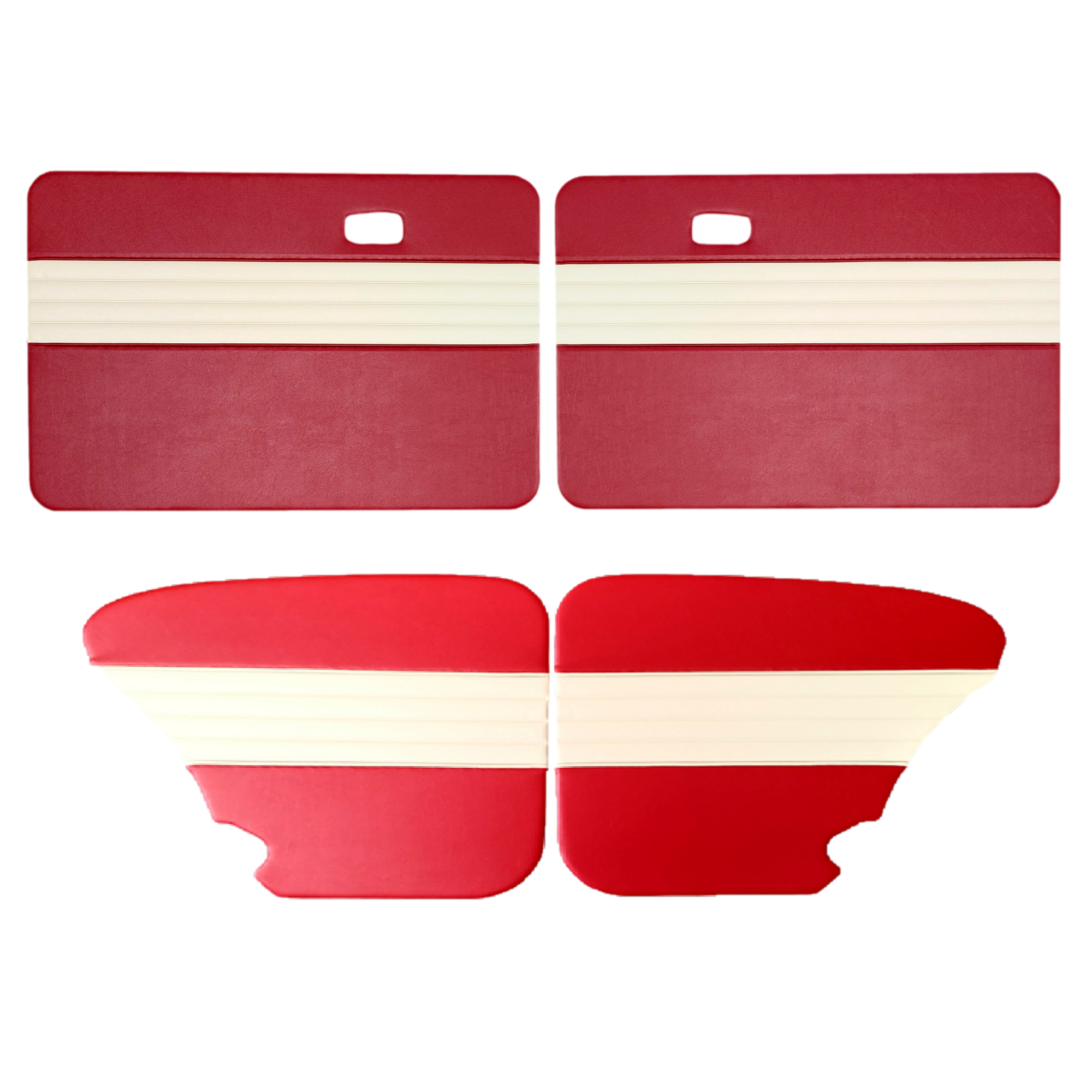 BEETLE SALOON 65-66 4 PIECE PANEL TRIM KIT TWOTONE DESIGN